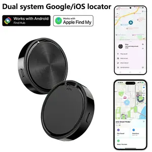 Upgraded Globally GPS Finder iPhone ios And Google Android Dual-system Version Tracker,iPhone “Apple Find My”/Google Accurate Tracking And Anti-lost device for iPad iPhone Android Smartphone Car/Keys/Wallet/Luggage/Children IOS Google Locator