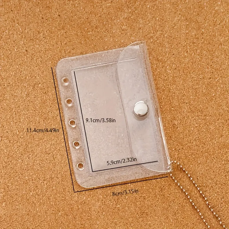 Portable M5-A8 Ring Binder Planner Kit, Coffee Mocha Design, with Dividers, Calendar, Storage Bag, Inner Pages, Envelopes for Scrapbooking