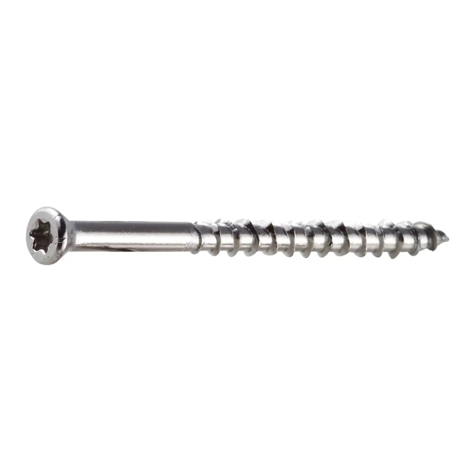 Simpson Strong-Tie S07125WP1 Deck-Drive (#7 x 1-1/4") T-15 DWP Wood SS Screw, Trim Head, Type 305 (1 lb.)
