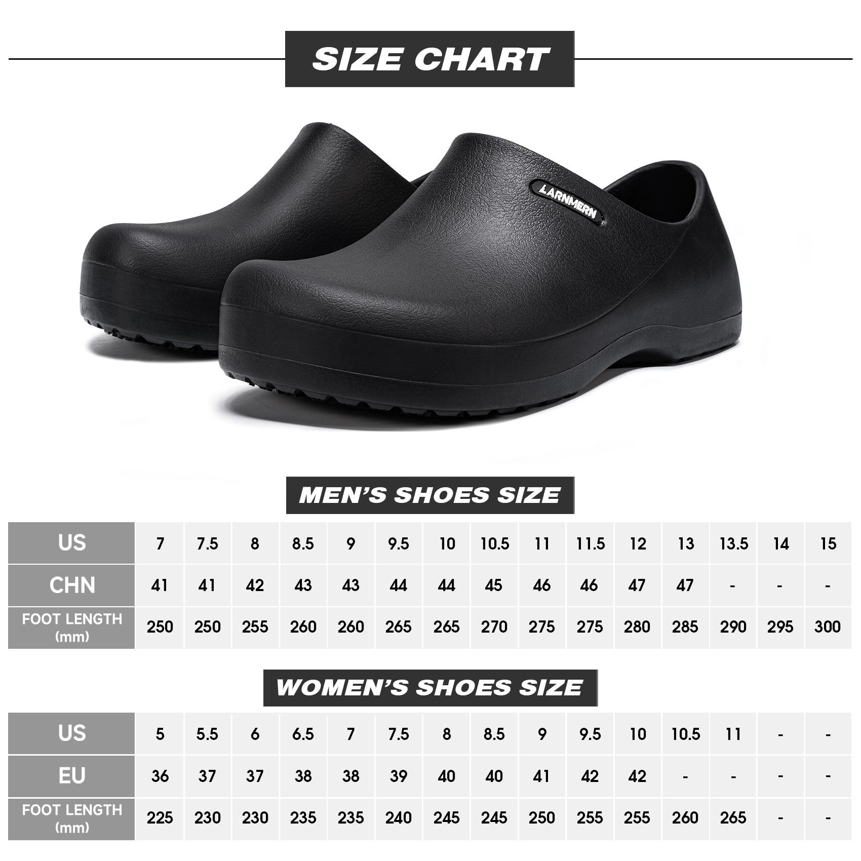 Anti-slip Waterproof Work Shoes Oil-Resistant Chef Nurse Slippers Lightweight Cushioned Wide Toe All Seasons Hospital Kitchen Restaurant