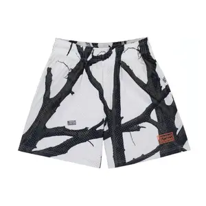 Bravest Studios Tree Camo Shorts White