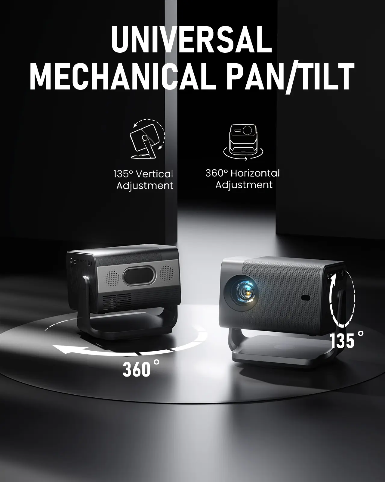 VOPLLS Projector, Netflix Officially Certified Portable Projector