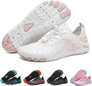 Barefoot Shoes Women Men,Wide Toe Hiking Barefoot Womens Footwear, Non-Slip Water Shoes Running Shoes women's Boots Sneakers Unisex lifting Casual Comfortable Lace-Up