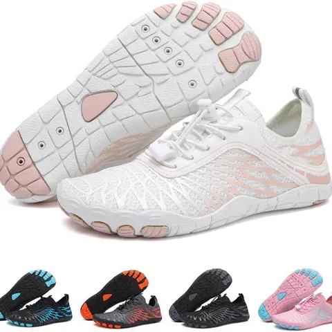 Barefoot Shoes Women Men,Wide Toe Hiking Barefoot Womens Footwear, Non-Slip Water Shoes Running Shoes women's Boots Sneakers Unisex lifting Casual Comfortable Lace-Up