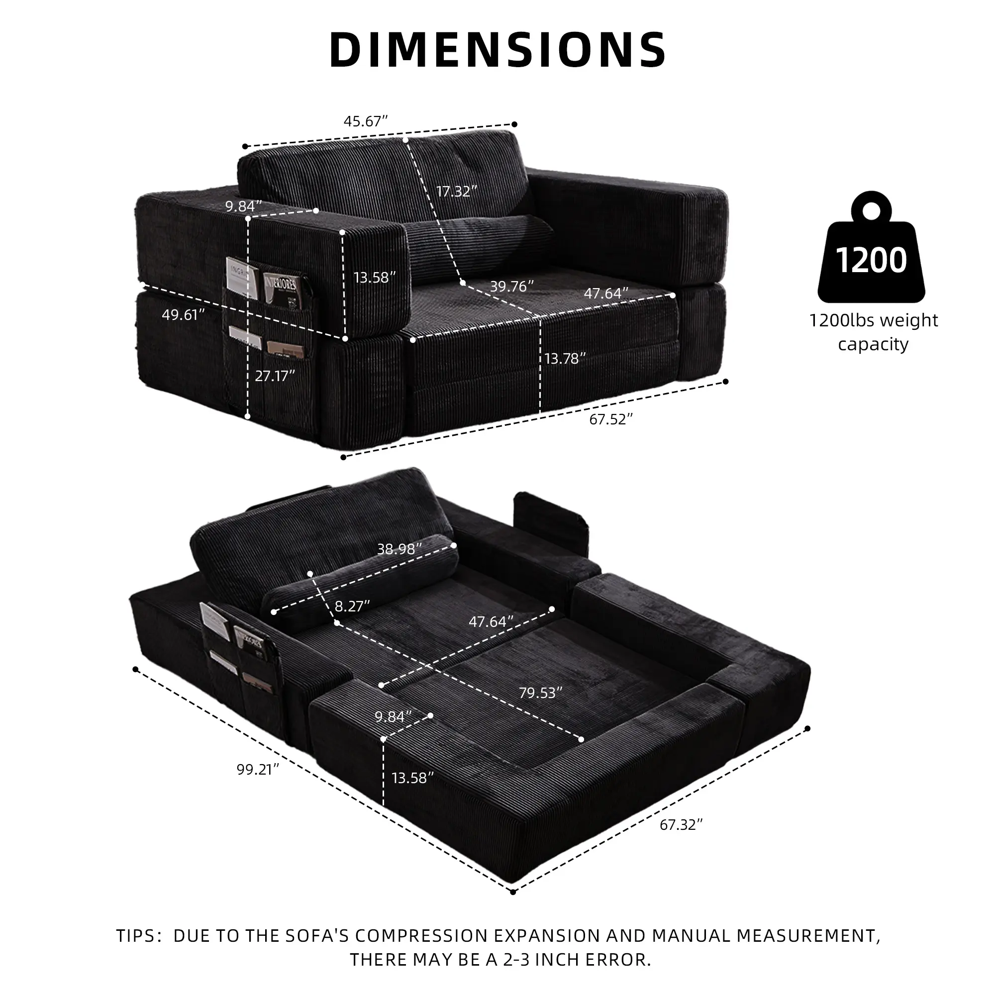 Black - Single sofa 