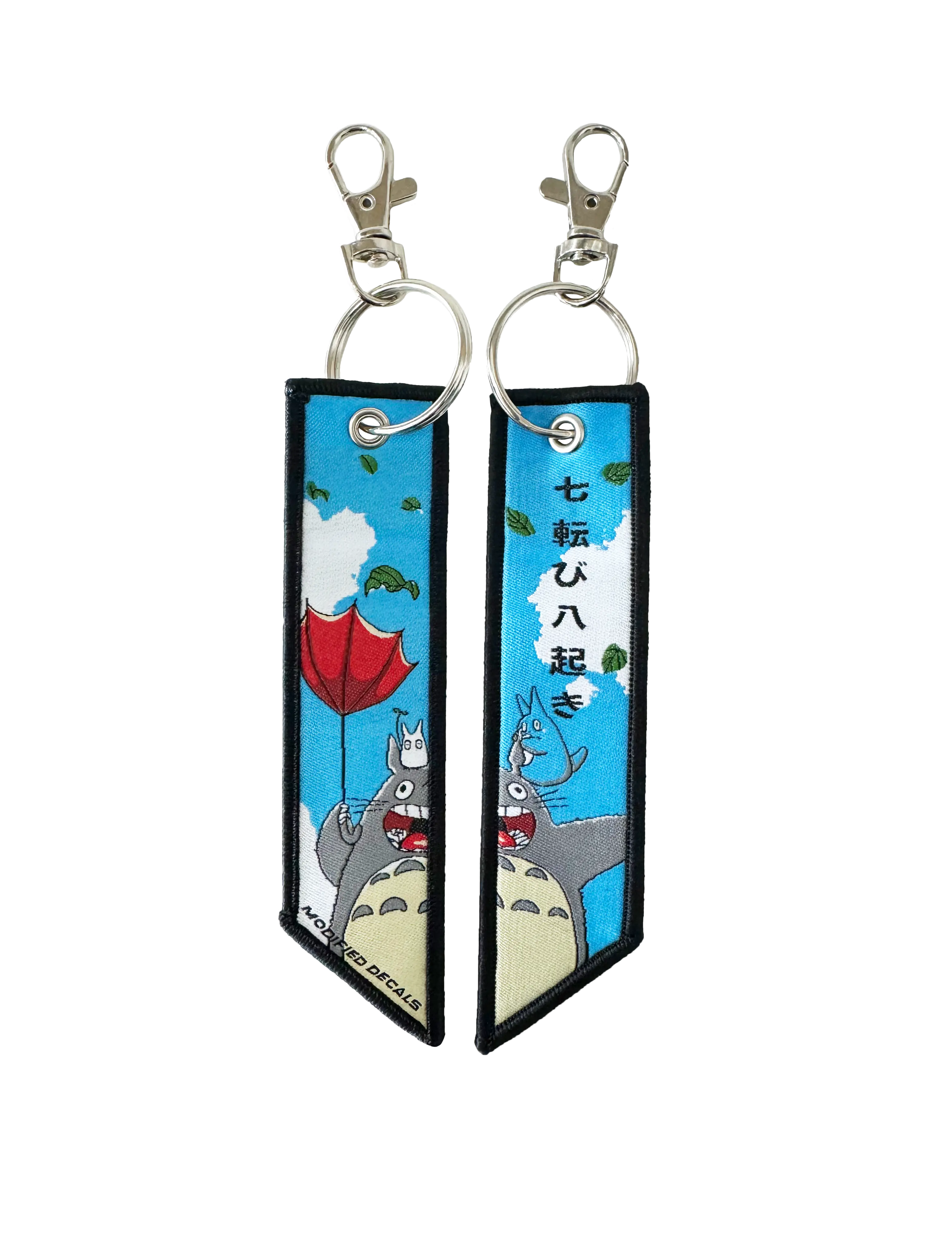 Totoro Toto Jettag "Never Give Up" Car Keychain