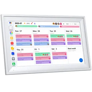15.6-inch Wall Digital Calendar,Smart WiFi Calendar & Chore Chart,Full HD Touchscreen Interactive Display for Family Schedules-Wall/Desk Mountable Planner,Meeting Reminders & Deadline Tracking Great for Organizing Your 2026 Calendar