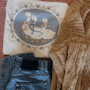 Grandmas Kitchen Geese Trio Comfort Color Tee