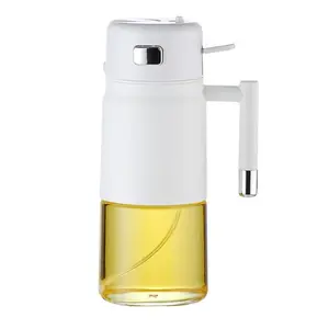 23.67/700ml Olive Oil Sprayer for Cooking - 2 in 1 Olive Oil Dispenser Bottle for Kitchen Gadgets Air Fryer Salad BBQ Leak-Proof & Mess-Free