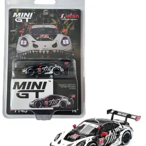 Mini GT 1:64 Porsche 911 GT3 R #77 AO Racing 2025 IMSA Petit Le Mans Rexy