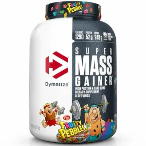 Dymatize Super Mass Gainer High Protein Supplement Powder -  Fruity Pebbles Flavor, Dietary Fitness Shake Mix, Daily Supplemental Nutrition Support, 8 Servings