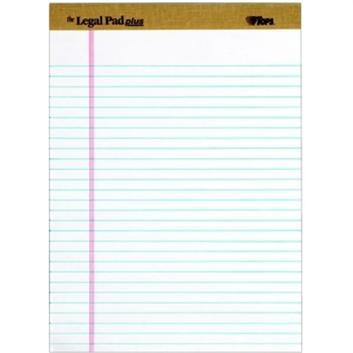 Legal Ruled Pad (Model 71533), Heavyweight Backboard, Easy to Remove Pages, Added Stability, 12-Pack, White, Office Paper Supplies