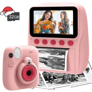 Instant Camera Compact Design Easy Shooting Printing Color Capture Perfect for Parties Events Ideal Gift for Boys Girls