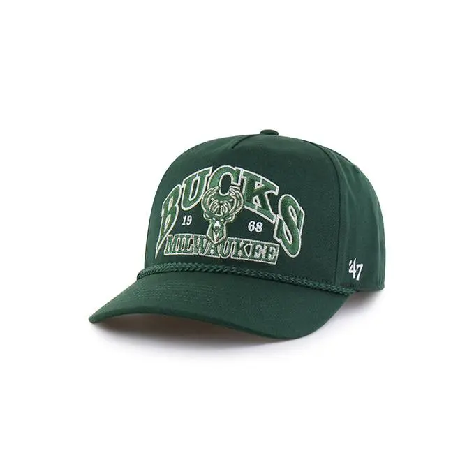 '47 Brand Breakwood Milwaukee Bucks Hitch Snapback Hat