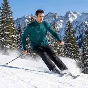 Men's Active Quarter Zip Pullover - Moisture Wicking Athletic Sweatshirt, 1/4 Zip Long Sleeve Shirts for Men, Lightweight Breathable Performance Top for Running Gym Workout Outdoor Sports Comfortable Casual Wear