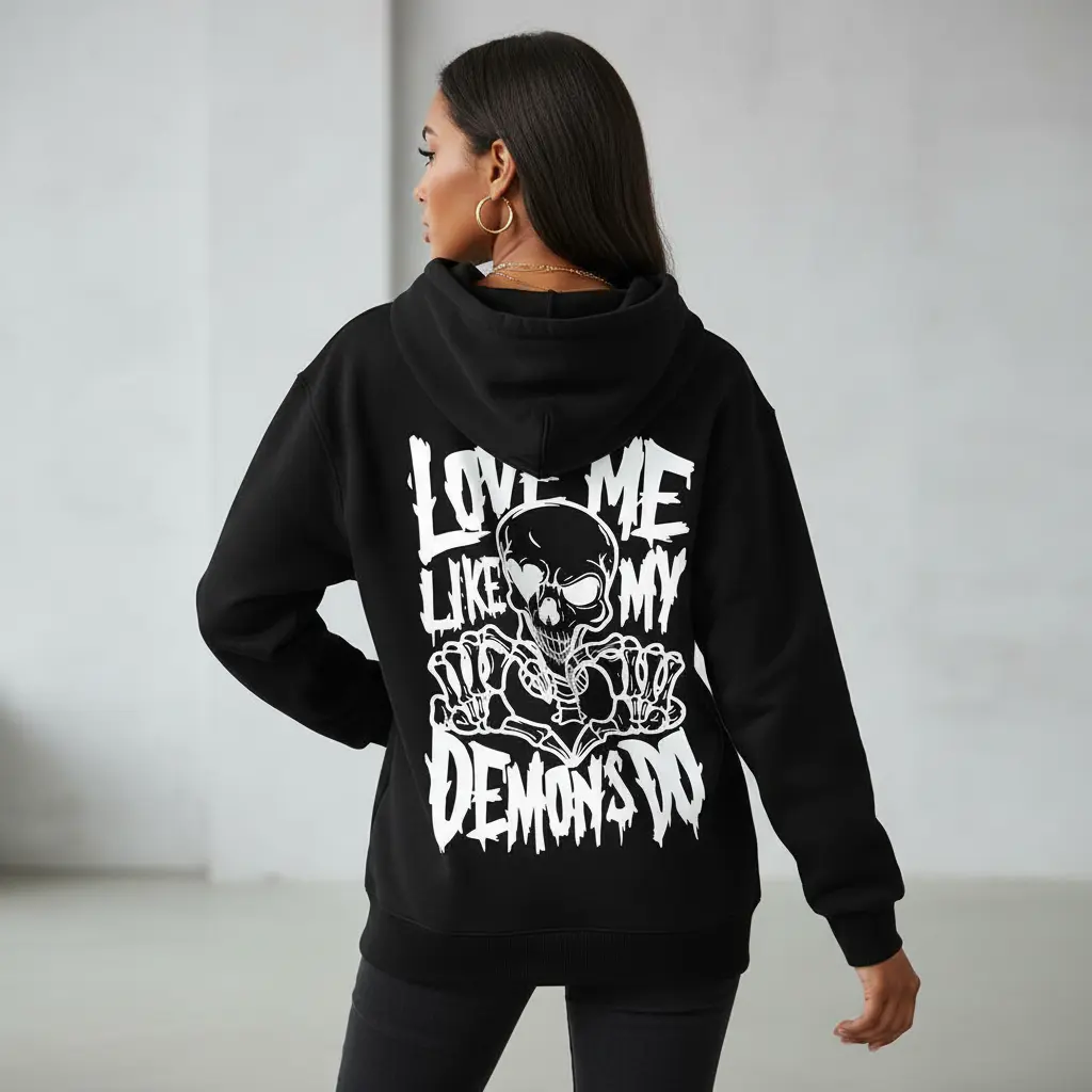 devil graphic hoodie - TikTok Shop