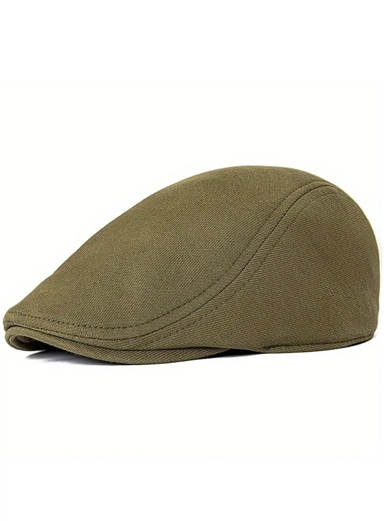 Men's Casual Flat Ivy Gatsby Newsboy Driving Hat Cap Flat Bill Hat