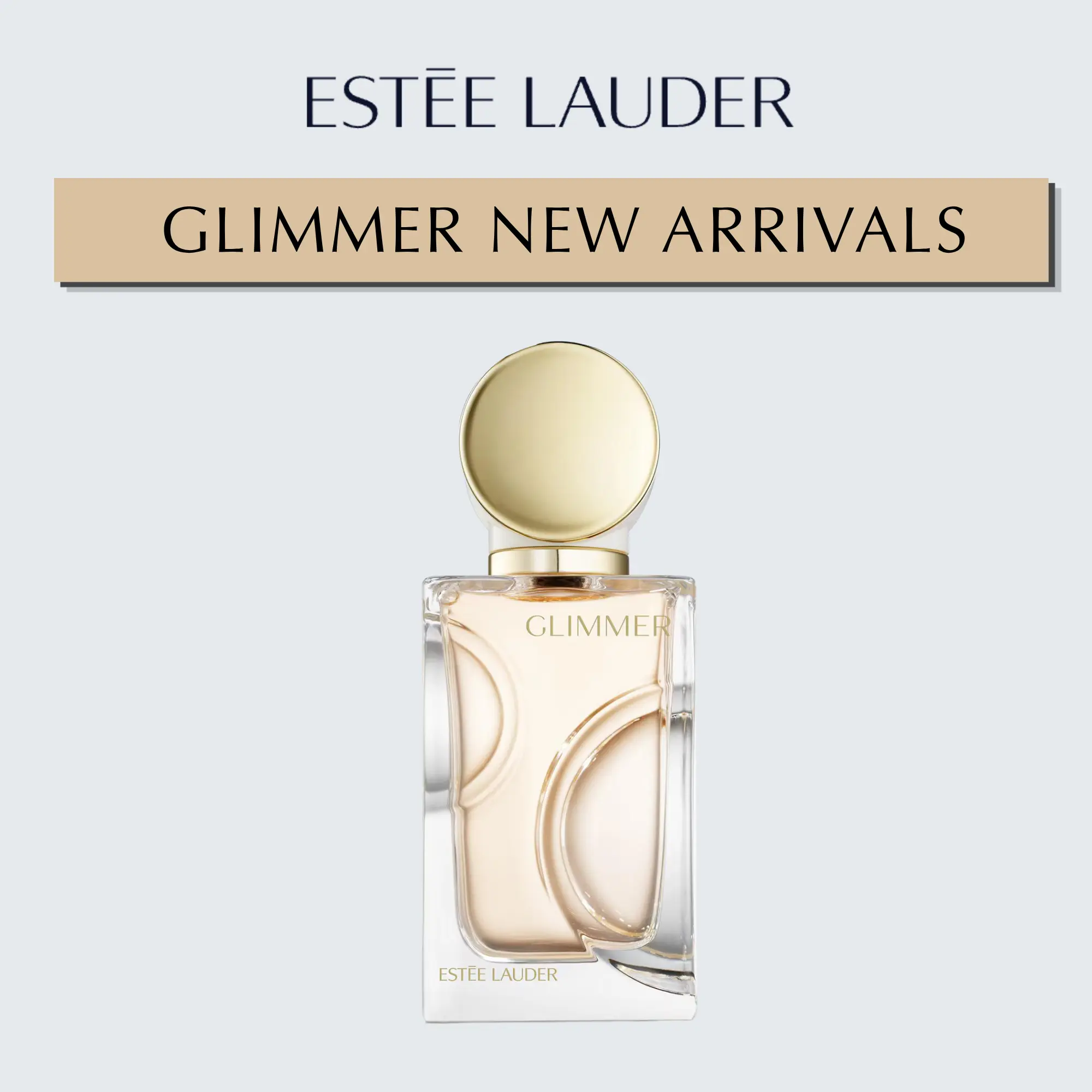 [Estée Lauder] Glimmer Eau de Parfum Spray | Amber Floral with Macaron Rose, Amber Embrace & Shimmering Patchouli | Women's Perfume