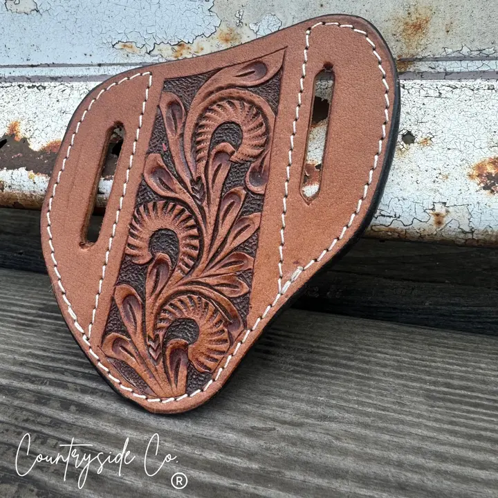 Tooled Leather Sheath Tooled Leather Sheath