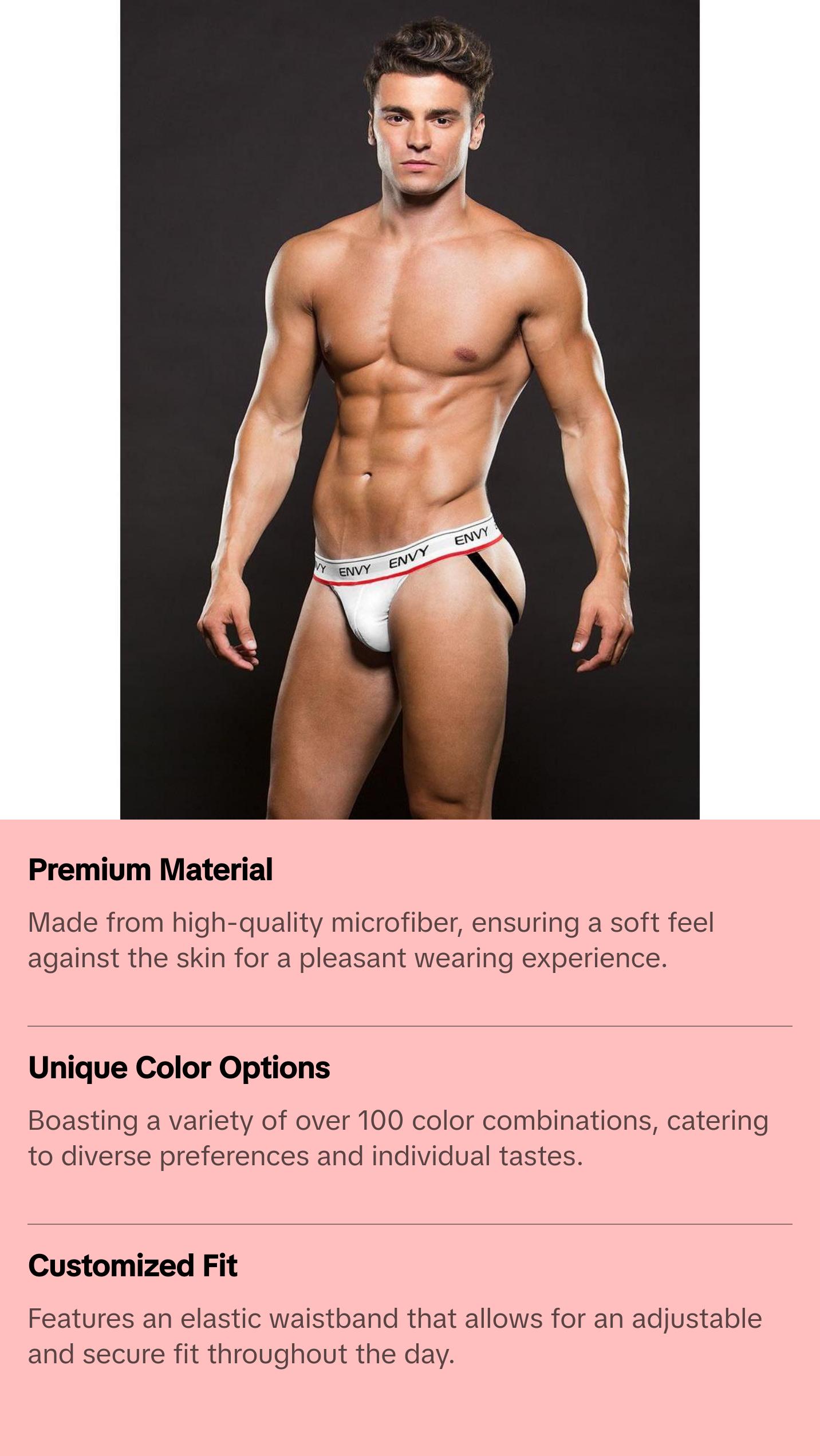 Logo Elastic Lowrise Mesh Jock M/L