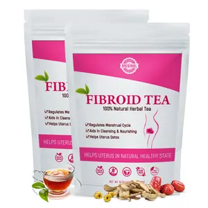 Fibroid Tea for Conception and Hormone Balance, Pack of 2, Natural Fertility Herbal for Women Get Pragenant Fast, Pregnancy Rose Tea for Uterus Cleanse and Detox