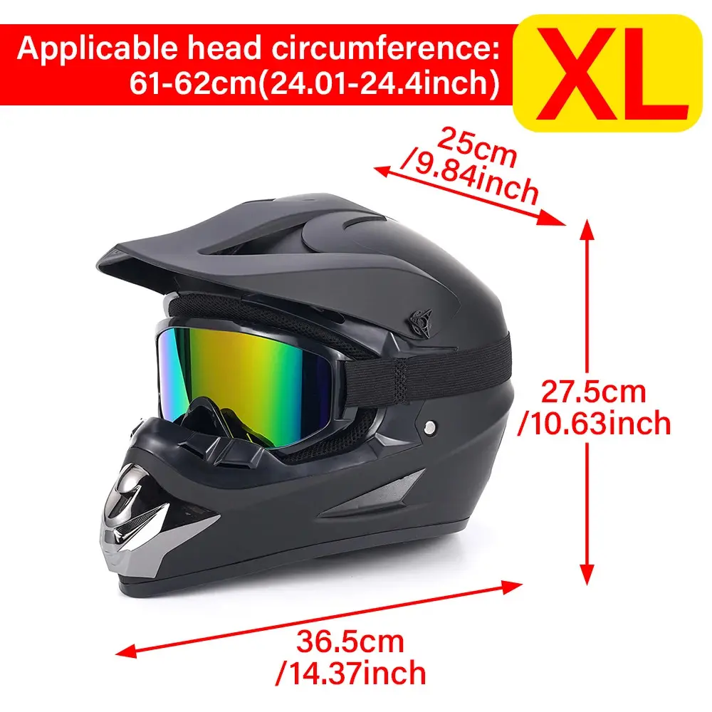 DOT Certified Full Face Aerodynamic Motorcycle Helmet Kit with Motorcycle Helmet Visor - Adjustable Size, Impact-Safe, Ventilated, Windproof, Breathable, Includes Goggles, Gloves, Face Mask, for Adult Off-Road ATV/ Motorbike Riding - TikTok Shop DOT Certified Full Face Aerodynamic Motorcycle Helmet Kit with Motorcycle Helmet Visor - Adjustable Size, Impact-Safe, Ventilated, Windproof, Breathable, Includes Goggles, Gloves, Face Mask, for Adult Off-Road ATV/ Motorbike Riding - TikTok Shop