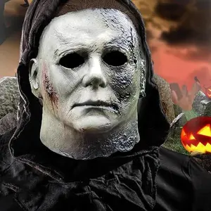 Michael Myers Mask, Halloween Horror Masquerade Cosplay Party Mask, Michael Myers Costume Scary Cosplay The terrifying atmosphere is at its peak