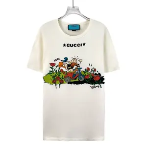 RDLT— Gucci x Disney White Donald Duck Embroidered Cotton T-Shirt Size S