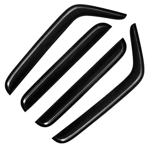For 2007-2017 Jeep Wrangler Window Visors Wind Deflectors Sun Rain Guards Vent