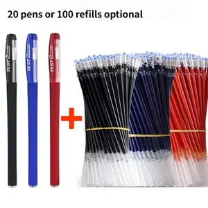 1 Set 0.5mm Gel Pen, Pen Refill, Writing Pen For Student, School Office Writing Stationery