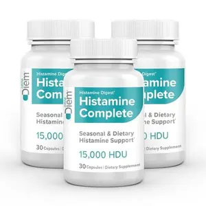 Histamine Complete - Histamine Digest Seasonal Support & Dietary Histamine Support 30 Caps - 3 Pack A