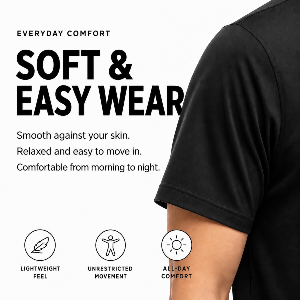 12-Pack$39.99 ;6-Pack$29.99 Great Value Stock Up Men's 180 GSM Crew Neck Short-Sleeve T-Shirts - Black, White Color Options t shirts for men clothing fashion plain style t shirt packs for men 12pack t shirts for men summer shirts,back to school