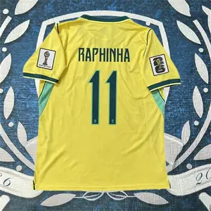 2026 Home No.11 Raphinha Yellow Short sleeve jersey