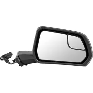 HECASA Right Power Mirror 3 Pins Compatible with 2015-2023 Ford Mustang Replacement for FR3Z17682MPFM FR3Z17D742AAPTM FO1321595 FR3Z17682H Black Passenger Side Automotive Vehicle