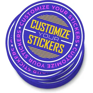 Logo Stickers Customized Stickers for Business Logo -- Custom  Vinyl -- Customized Labels -- Individually-Cut  (Circle)