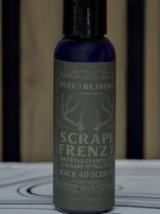Scrape Frenzy All-Season Scrape Starter with Natural Urine Tarsal & Key Gland Scents for Year-Round Deer Attraction