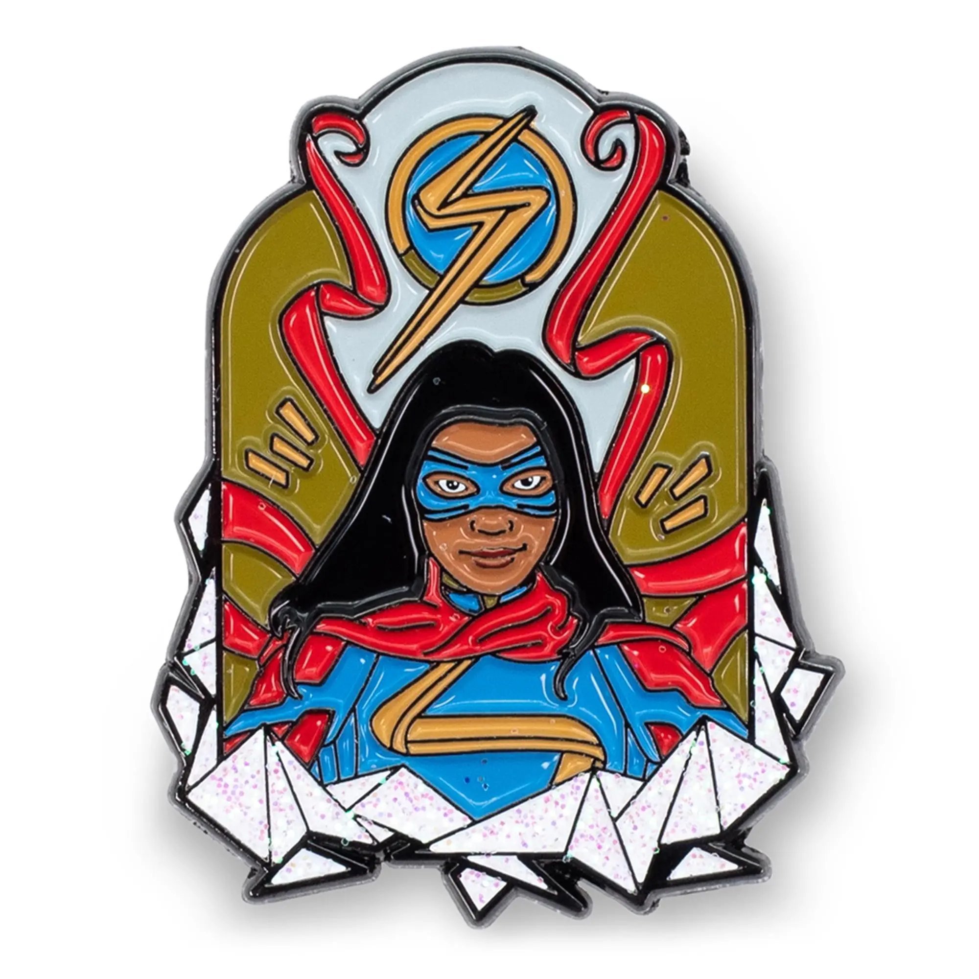 Ms. Marvel Enamel Pin, Limited Edition SDCC 2022 Exclusive, Officially Licensed Fandom Accessory, Customizable Gift for Backpacks, Backpack, Fan Gift