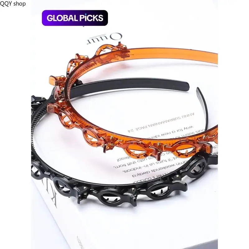 Multifunctional Hair Hoop with Cute Clips, Minimalist Aesthetic Headwear for Women, Integrated Combo Hair Accessories, Lightweight All-Match Daily Decor, Trendy Styling Essentials, Unique Mother’s Day Gift Idea for Casual Outfits, Dating and Holiday Occas