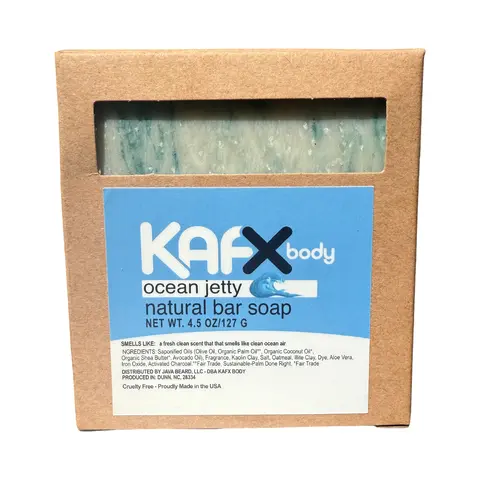 KAFX Body Ocean Jetty Natural Soap Organic Cleansing Daily Blend Cleansing Shea