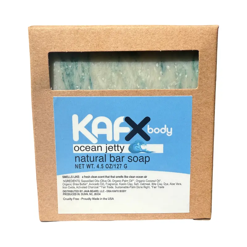 KAFX Body Ocean Jetty Natural Soap Organic Cleansing Daily Blend Cleansing Shea