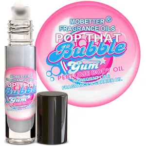 MOBETTER FRAGRANCE OILS Pop That Bubble Gum Perfume Body Oil 1/3 oz roll on Glass Bottle