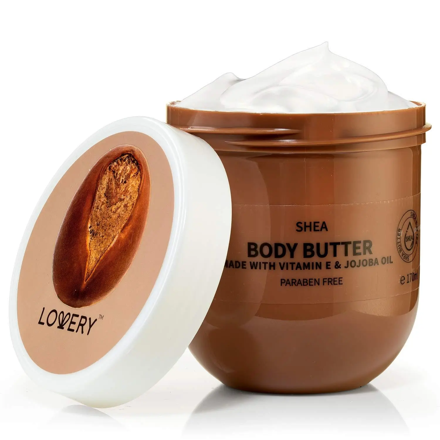 LoveryGifts Shea Body Butter - 6oz Whipped Cream