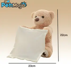 Peek-A-Boo Teddy Bear Plush Pillow, Christmas Gift, New Big Teddy Bear, Dear Teddy Bear, Love Plushie Original, Teddy Bear Man, Stuffy, Stuffed Toy, Boyfriend gifts, Get a hug Teddy Bear, Machine Washable Weighted Stuffed Animal, Christmas Decoration