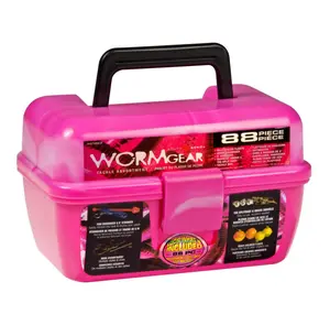South Bend Worm Gear Tackle Box pink