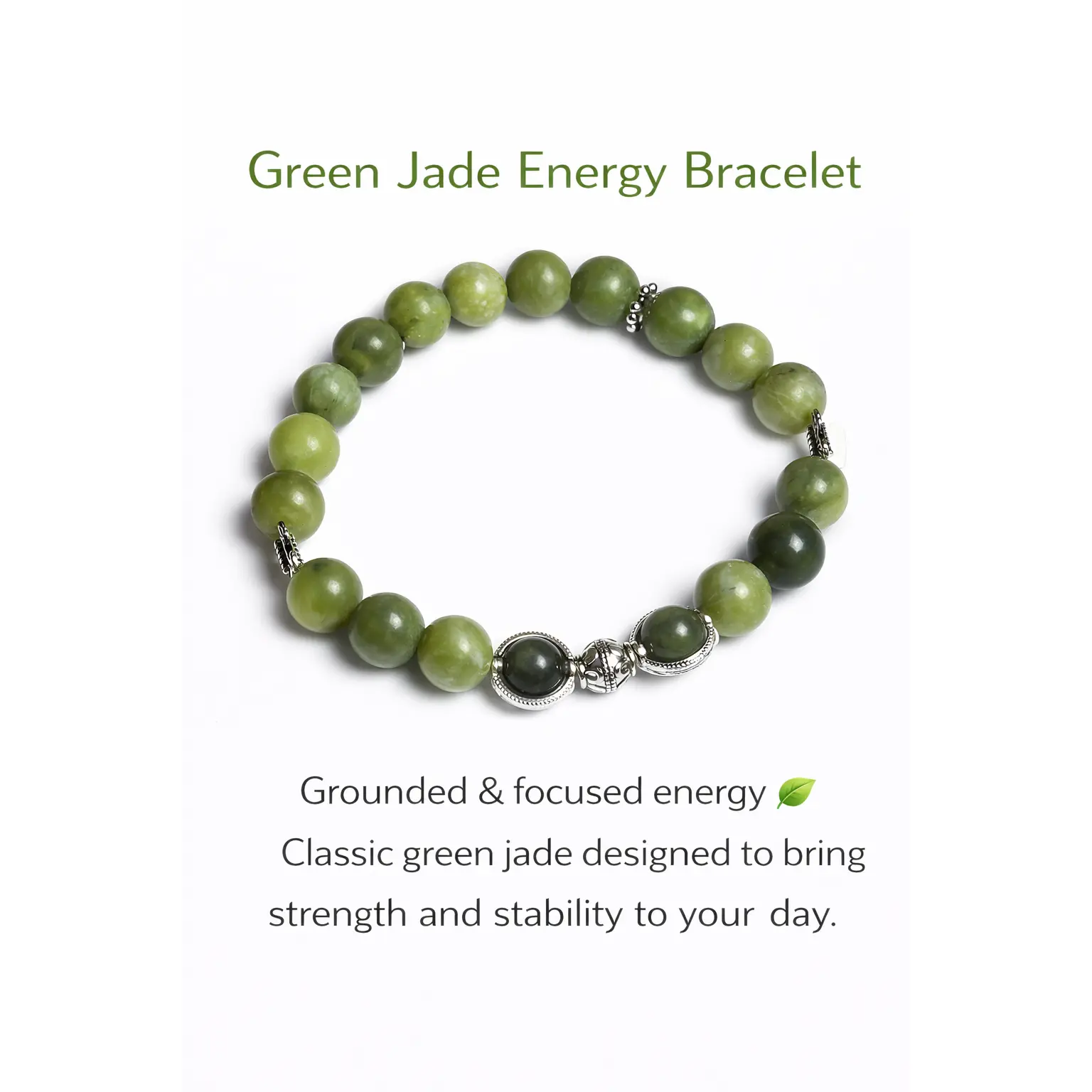 Green Jade Energy Bracelet