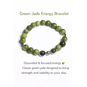 Green Jade Energy Bracelet
