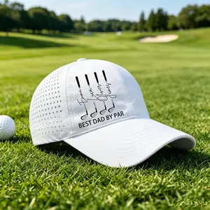 Personalized Best Dad By Par Classic Cap, Print golf hat, Best Grandpa By Par Cap, Father's day gift ,gift for dad