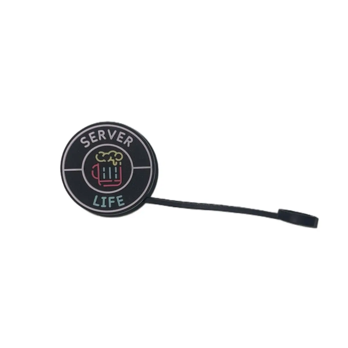 Stanley Straw Topper Cover for all Stanley Cup Straws. This Straw Topper will fulfill your needs for a Cute Straw Topper featuring our Server Life Focal Bead as the cover by 101721 LLC. Drinkware