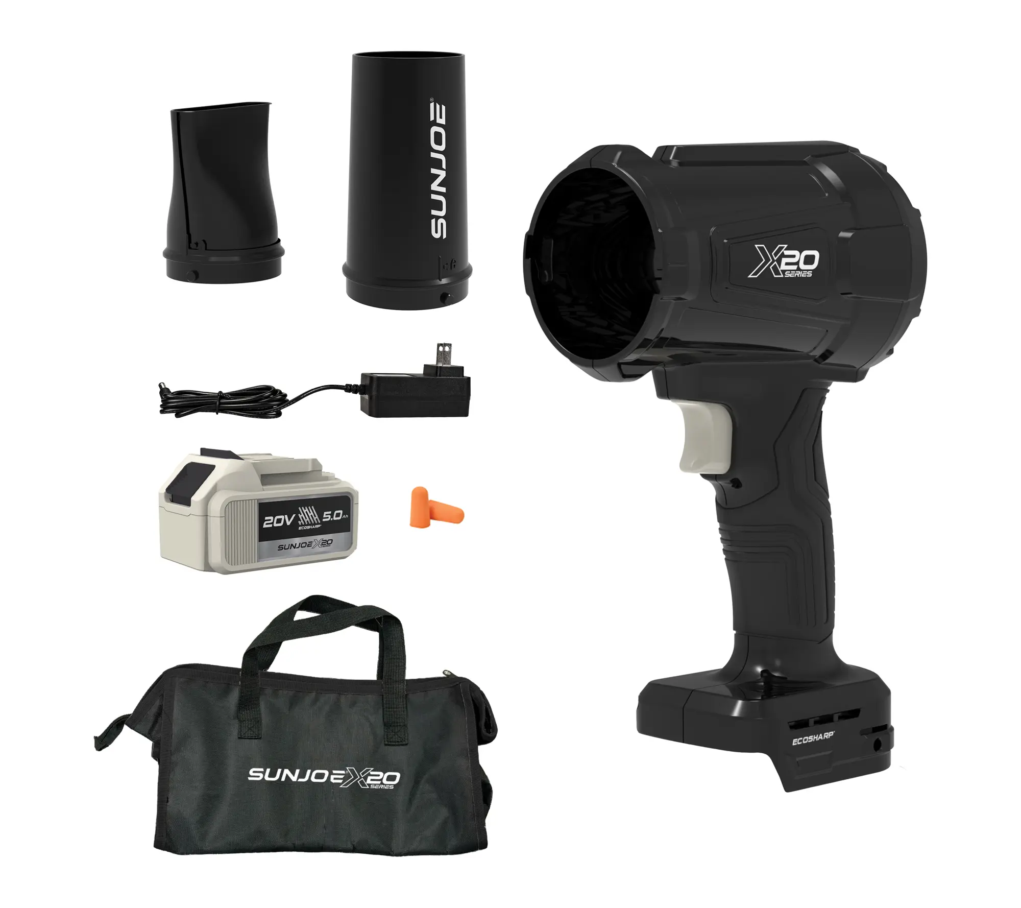Sun Joe "Go" 20V Handheld Multi Use Turbo Blower Sun Joe "Go" 20V Handheld Multi Use Turbo Blower