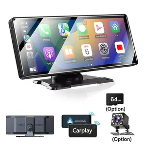 10.26 Inch Car Radio Multimedia Video Player, Wireless Car Play & Android Auto Touch Screen Mirror Link with USB AUX, Universal Car Electronics, Car Player, Carplay Touchscreen, Car Video Players